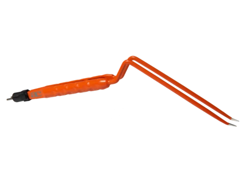 ACE Medical bayonet bipolar forceps 81470020 with orange insulated tines