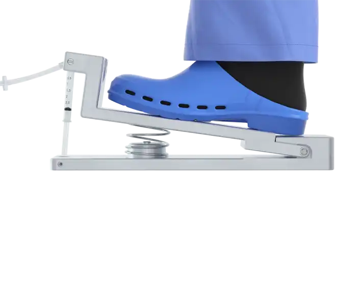 Peditrol Endourology Irrigation With Foot