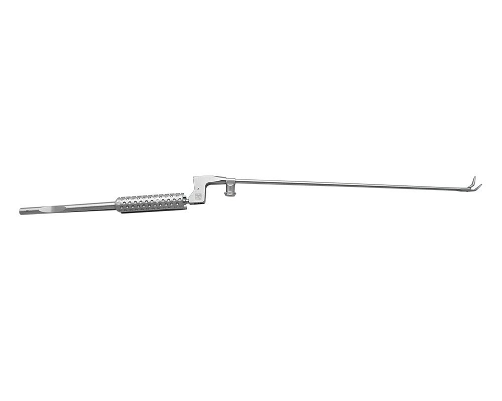 Fascial Closure System Single Shaft Angled Tissue Forceps
