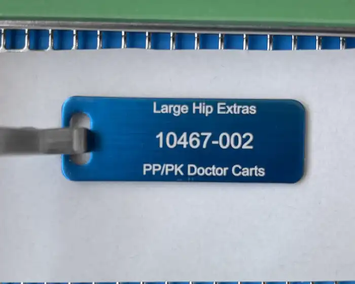The aluminum tray id Is a permanent tray ID Solution