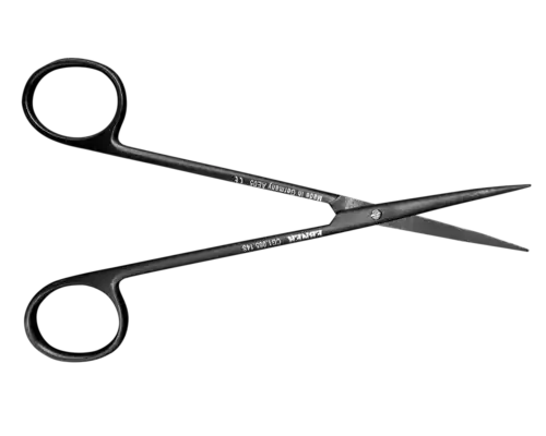 ACE Medical EBNER fine Metzenbaum scissors CG1 065 14S curved blade  for delicate tissue dissection.