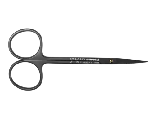 ACE Medical EBNER straight Iris scissors CG1 304 11S closed view for fine, precise microsurgical and facial dissection.