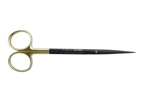 ACE Medical EBNER straight TC Metzenbaum scissors CG1 845 14 standard view for soft tissue dissection in general and plastic surgery.