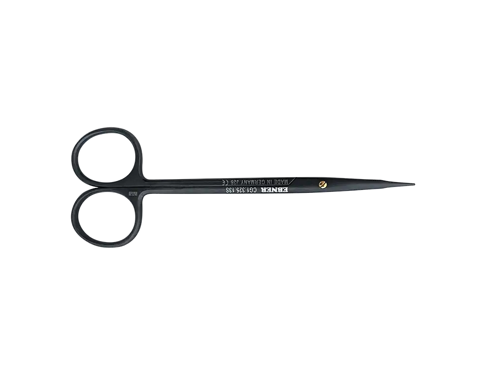 ACE Medical EBNER Reynolds Surgical Scissors โ CG1 325 13S โ Curved Reynolds Surgical Scissors (Standard View) ACE Medical EBNER curved Reynolds surgical scissors CG1 325 13S standard view for fine, precise soft tissue dissection and cutting.