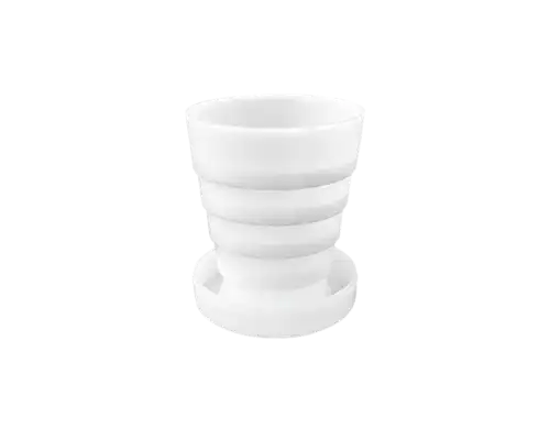 ACE Medical kidney stone collection cups View 5, used to capture kidney stones during urination or after lithotripsy for diagnostic analysis.
