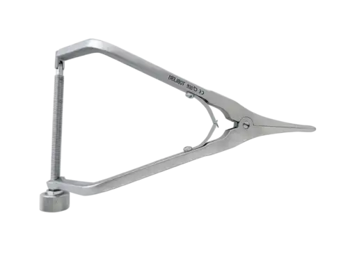 Tobler lamina spreader TOBLER1 with 130 mm long arms and threaded locking screw, ACE Medical