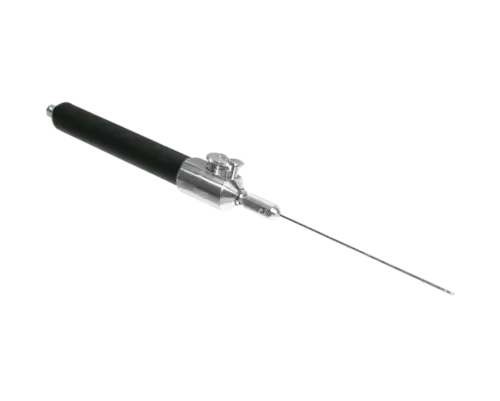 ACE Medical liposuction Tumescent Infiltration Handles with Luer lock black on off handle for improved flow control and surgeon grip.