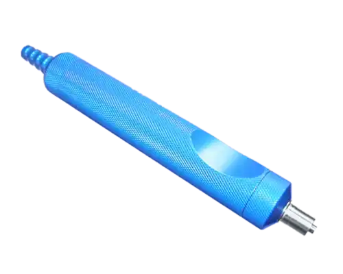 ACE Medical liposuction aspiration handles with Luer lock handle view view 2 for improved flow control and surgeon grip.