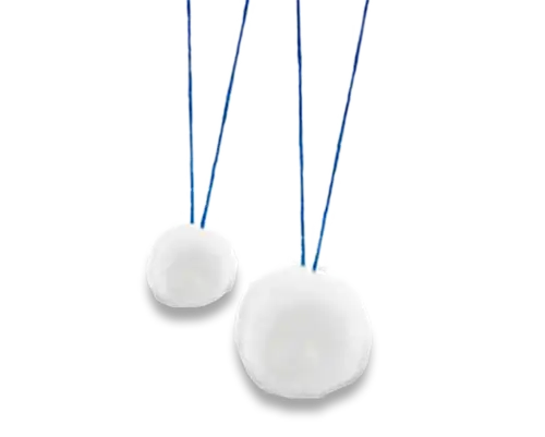 ACE Medical neurosurgical cotton patties standard, view view for brain and spine surgery. X-Ray Detectable Cotton Balls