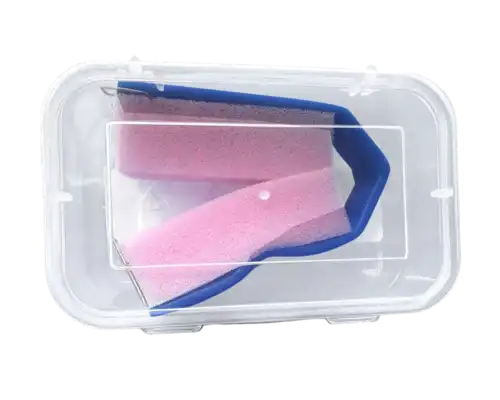 ACE Medical penile clamp View 1, a non‑surgical male urinary incontinence device designed to control urine leakage and support continence.