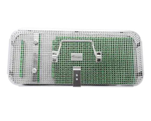 ACE Medical sterile processing tray FCS-Tray standard view for surgical instrument sterilization and protection.