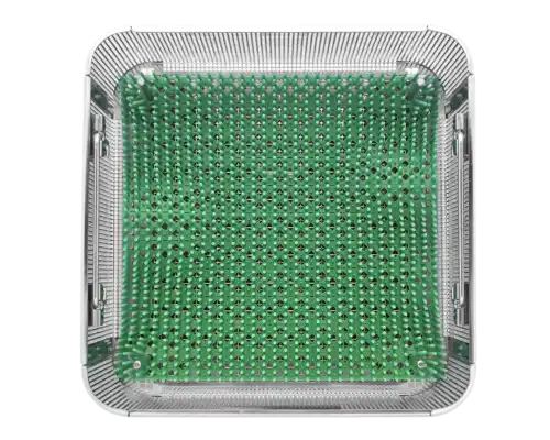 ACE Medical sterile processing tray RBC-Tray open view for surgical instrument sterilization and protection.