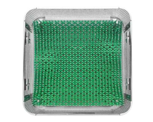 ACE Medical sterile processing tray RBC-Tray open view for surgical instrument sterilization and protection.