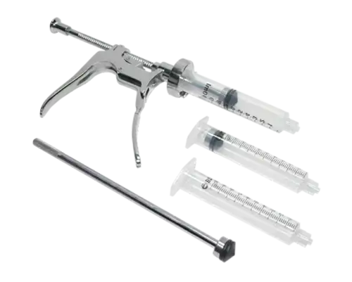 ACE Medical Toomey fat transfer accessory – toomey accessory view 5 used for liposuction, fat grafting, and reinjection workflows.