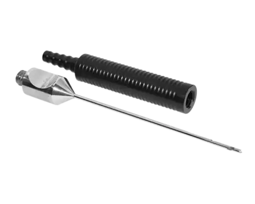 ACE Medical Quick Screw Hub Cannula Set set for fat harvesting and fat transfer procedures.