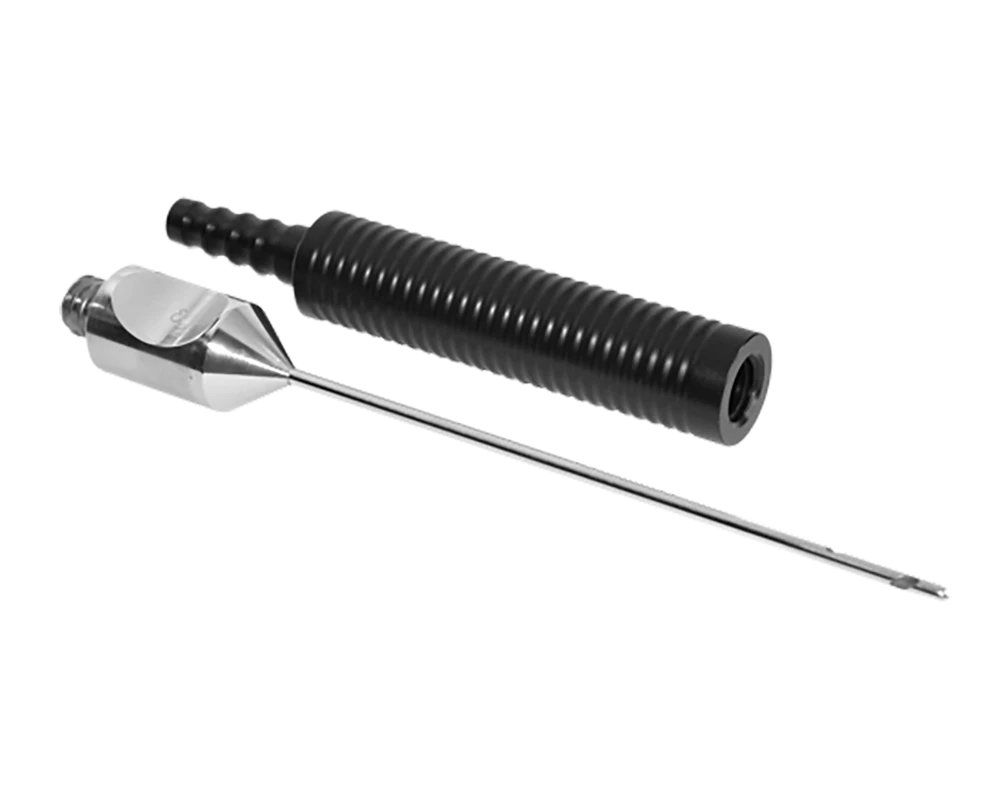 ACE Medical Quick Screw Hub Cannula Set set for fat harvesting and fat transfer procedures.