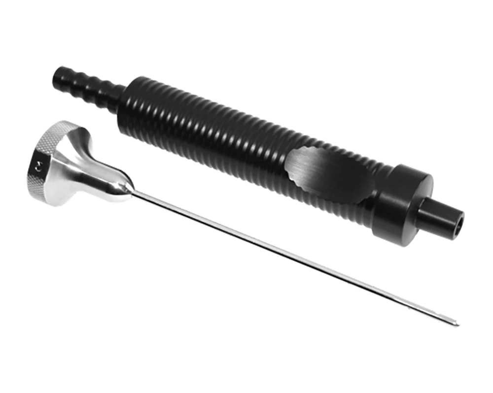 ACE Medical two-piece liposuction cannula – toomey aspiration cannula set for fat harvesting and fat transfer procedures.