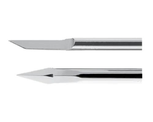 65-6500-INVOTEC-MYRINGOTOMY MICRO KNIVES-MALLEABLE-TAPERED-SHAFT myringotomy blades for ear tube placement