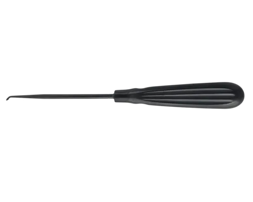High-resolution product image of a bruns bone curettes from Wiggins Medical, a stainless steel bone curette surgical instrument used in orthopedic and neurosurgical bone curettage and bone removal procedures.